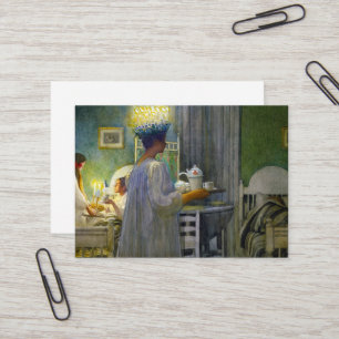 Kerstmorgen, de feestdag van Saint Lucy Visitekaartje