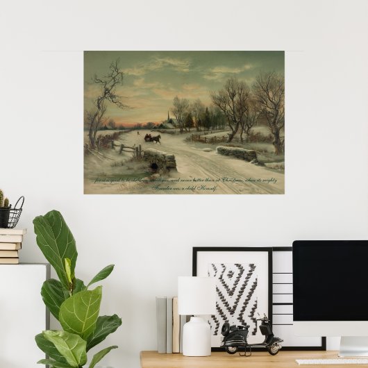 Kerstmorgen - Poster #2 (Thuiskantoor)