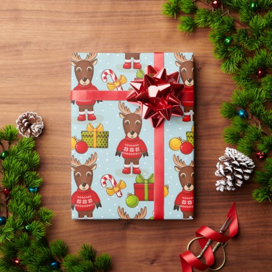 Kerstmoss Wrapping Papier (Feestdagen Geschenken)