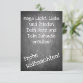 Kerstmotief in chalkboardstijl - XMAS (Staand voorkant)