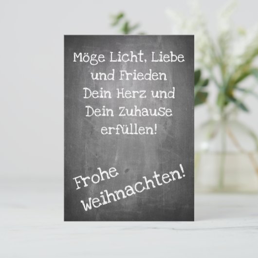 Kerstmotief in chalkboardstijl - XMAS (Staand voorkant)