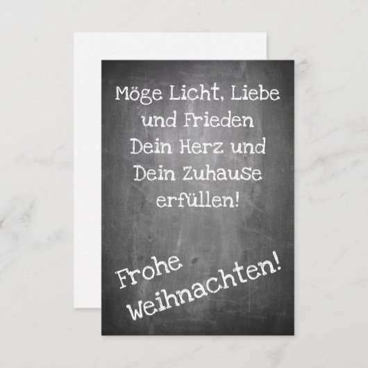 Kerstmotief in chalkboardstijl - XMAS (Voorkant / Achterkant)