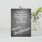 Kerstmotief in chalkboardstijl - XMAS (Staand voorkant)