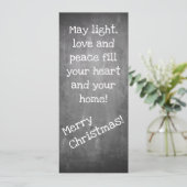 Kerstmotief in chalkboardstijl - XMAS (Staand voorkant)