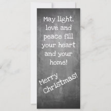 Kerstmotief in chalkboardstijl - XMAS