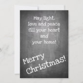 Kerstmotief in chalkboardstijl - XMAS (Voorkant)