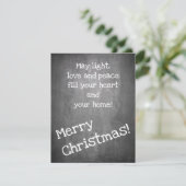 Kerstmotief in chalkboardstijl - XMAS (Staand voorkant)