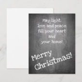 Kerstmotief in chalkboardstijl - XMAS (Voorkant / Achterkant)