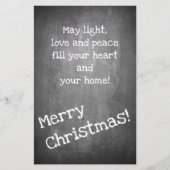 Kerstmotief in chalkboardstijl - XMAS (Voorkant)