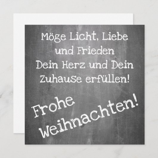 Kerstmotief in chalkboardstijl - XMAS (Voorkant / Achterkant)