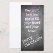 Kerstmotief in chalkboardstijl - XMAS (Voorkant / Achterkant)