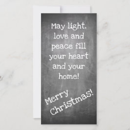 Kerstmotief in chalkboardstijl - XMAS