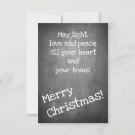 Kerstmotief in chalkboardstijl - XMAS