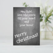 Kerstmotief in chalkboardstijl - XMAS (Staand voorkant)