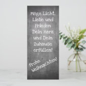 Kerstmotief in chalkboardstijl - XMAS (Staand voorkant)