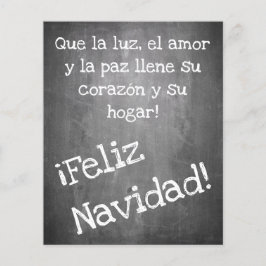 Kerstmotief in chalkboardstijl - XMAS