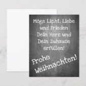 Kerstmotief in chalkboardstijl - XMAS (Voorkant / Achterkant)
