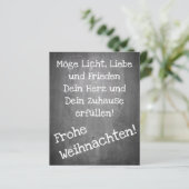 Kerstmotief in chalkboardstijl - XMAS (Staand voorkant)
