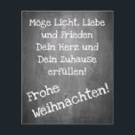 Kerstmotief in chalkboardstijl - XMAS<br><div class="desc">kerstmotief in chalkboardstijl met de woorden Frohe Weihnacht in het Duits,  in het Spaans,  in het Frans,  in het Engels</div>