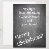 Kerstmotief in chalkboardstijl - XMAS (Voorkant / Achterkant)