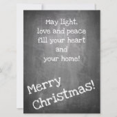 Kerstmotief in chalkboardstijl - XMAS (Voorkant)