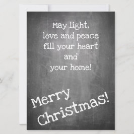 Kerstmotief in chalkboardstijl - XMAS