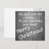 Kerstmotief in chalkboardstijl - XMAS (Voorkant / Achterkant)