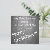 Kerstmotief in chalkboardstijl - XMAS (Staand voorkant)