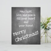 Kerstmotief in chalkboardstijl - XMAS (Staand voorkant)