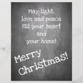 Kerstmotief in chalkboardstijl - XMAS