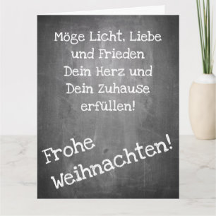 kerstmotief in chalkboardstijl - XMAS-kaart Kaart