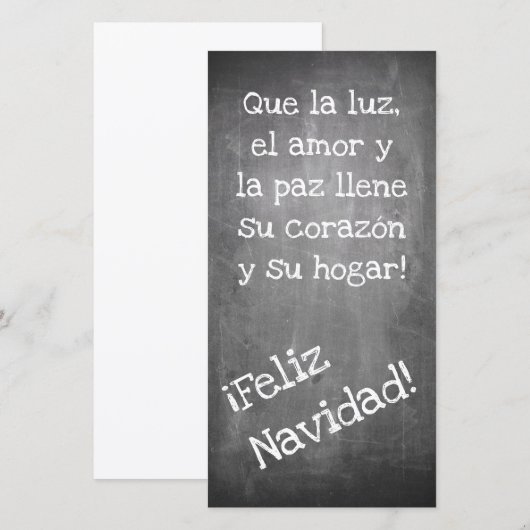 Kerstmotief in krijtbordstijl - XMAS (Voorkant / Achterkant)