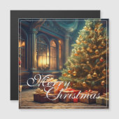 Kerstmotief met cadeaus onder de kerstboom (Voorkant / Achterkant)