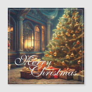 Kerstmotief met cadeaus onder de kerstboom