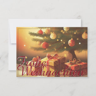 Kerstmotief met cadeaus onder de kerstboom 37016