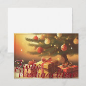 Kerstmotief met cadeaus onder de kerstboom 37016 (Voorkant / Achterkant)