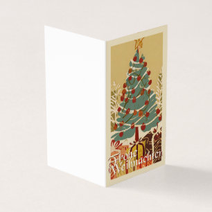 Kerstmotief, met cadeaus onder de kerstboom kaart