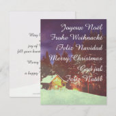 Kerstmotief voor winters wonderland (Voorkant / Achterkant)