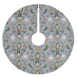 Kerstmotieven Belsnickel en Pennsylvania Kerstboom Rok