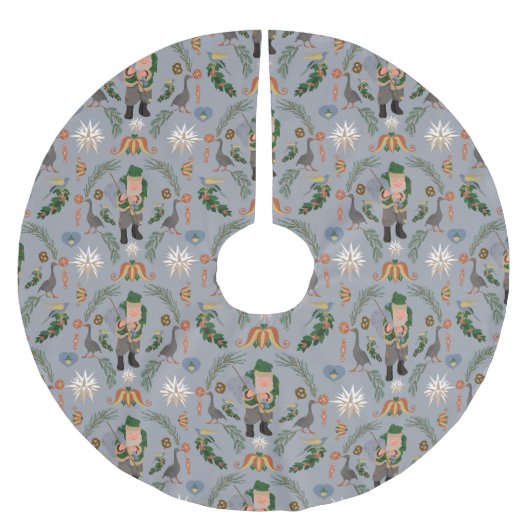 Kerstmotieven Belsnickel en Pennsylvania Kerstboom Rok (Voorkant)