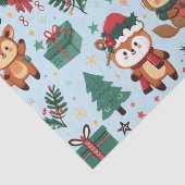 Kerstmotieven en Whimsical Dieren Tissuepapier (Detail)