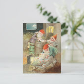 KerstMotif van Jenny Nystrom Briefkaart (Staand voorkant)