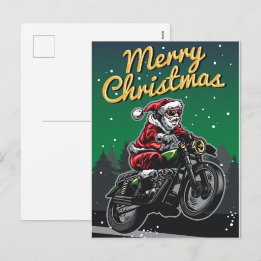 Kerstmotor — Kerstmis — Kerstman | FEESTDAGEN (Voorkant / Achterkant)