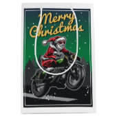 Kerstmotor — Kerstmis — Kerstman | FEESTDAGEN Medium Cadeauzakje (Voorkant)