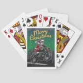 Kerstmotor — Kerstmis — Kerstman | FEESTDAGEN Pokerkaarten (Achterkant)