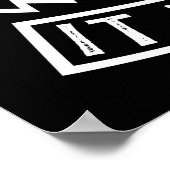 Kerstmotor Santa Claus Biker Dad Bike Poster (Hoek)