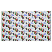 kerstmotor santa stof (Fat Quarter)