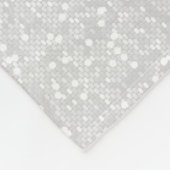 kerstmousserende marinesnowflakes fleece deken (Hoek)