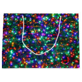 kerstmousserende sterren groot cadeauzakje (Voorkant)