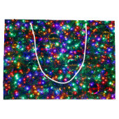 kerstmousserende sterren groot cadeauzakje (Achterkant)